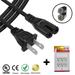 AC Power cord Figure 8 for Epson Stylus Printers (Specific Models Only) PLUS 6 Outlet Wall Tap - 8 ft