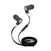 Super High Clarity 3.5mm Stereo Earbuds/ Headphone for BLU Vivo One Plus (2019) Go XL4 XI C6L Studio Mega (2018) (Black) - w/ Mic & Volume Control + MND Stylus