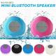 BadPiggies Mini Portable Bluetooth 4.0 Sound Box Hands-free Wireless Waterproof Music Speaker Subwoofer for Bath Shower Beach (Black)