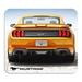 Ford Mustang Back Graphic PC Mouse Pad for Gaming and Office