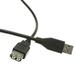 C&E USB 2.0 Extension Cable Black Type A Male to Type A Female 3 Feet