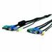 StarTech.com 15 ft Black 4-in-1 PS/2 KVM Extension Cable