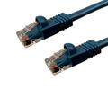Kentek 75 Feet FT CAT6 UTP Patch Cable 24 AWG 550 MHz Category 6 Unshielded Twisted Pair Short Body Connector Snagless Molded Boot Ethernet RJ45 Network Internet Cord Blue