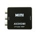 Mini AV To Video Converter HDMI Box 1080P AV2HDMI RCA AV HDMI Cvbs To HDMI Adapter for HD TV PS3 PS4 PC DVD Xbox Projector