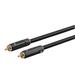Monoprice Digital Coaxial Audio/Video Cable - 3 Feet - Black | RCA Subwoofer CL2 Rated RG-6/U 75-ohm - Onix Series