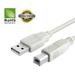 USB 2.0 Cable - A-Male to B-Male for Canon ImageRunner Printer (Specific Models Only) - 15 FT/10 PACK/IVORY