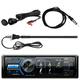 Marine/MotorSports Waterproof Digital Media USB AUX Bluetooth Stereo Receiver Enrock Black Long Range AM/FM Radio Antenna 40 Wired Antenna Universal Auxiliary Interface Mount