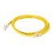 C2G Cat5e Non-Booted Unshielded (UTP) Network Crossover Patch Cable - crossover cable - 7 ft - yellow