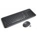 onn. Wireless Keyboard & Mouse Combo 104 Keys Optical USB Nano Receiver Greystone