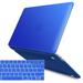 IBENZER MacBook Pro 15 Inch Case 2019 2018 2017 2016 A1990 A1707 Plastic Hard Shell Case with Keyboard Cover for Apple Mac Pro 15 Touch Bar Royal Blue T15RBL+1