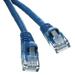 C&E 2 Pack Cat6a Ethernet Patch Cable Snagless/Molded Boot 500 MHz Blue 35 Feet CNE494581