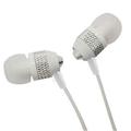 Super Bass Noise-Isolation Stereo Earbuds/ Earphones for ZTE Blade Z Max/ X/ Axon M/ Z Max/ Spark/ X Max/ Max 3/ Grand X 4/ V8 Pro (White) - w/ Mic + MND Stylus