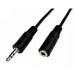 Cables Unlimited AUD-1000-50 3.5mm Male to Female Stereo Cable (50 Feet Black)