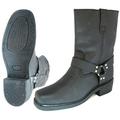 Men s Engineer Motorcycle Boots Classic Harness Genuine Leather Stitching Sole