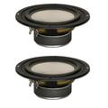 2 Goldwood Sound GW-S525/4 Poly Cone 5.25 Woofers 130 Watts each 4ohm Replacement Speakers