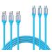 SyncTech Premium Rubber Tangle-Free 6 Feet Micro-USB Cable Durable High-Speed Syncing/Charging for Android Samsung Kindle Windows Controllers Tablets etc. [3 Pack]