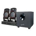 Supersonic SC-35HT SC-35GT 2.1 Home Theater System (Discontinued by Manufacturer) Black and Red Two 3W Speakers One 5W Subwoofer