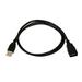 Monoprice USB 2.0 Extension Cable - 3 Feet - Black | Type-A Male to USB Type-A Female 28/24AWG Gold Plated Connectors