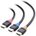 Cable Matters 3-Pack High Speed HDMI Cable 6 ft with 4K @60Hz 2K @144Hz FreeSync G-SYNC and HDR Support for Gaming Monitor PC Apple TV and More