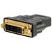 C2G 18402 C2G HDMI Female to DVI-D Female Adapter - 1 x HDMI Female Digital Audio/Video - 1 x DVI-D (Dual-Link) Female Digital Video - Black