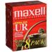 Maxell UR-60 Blank Audio Cassette Tape - 8 Pack (109085)
