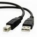 6ft USB Cable for: Epson WorkForce WF-2540 Wireless All-in-One Color Inkjet Printer Copier Scanner ADF Fax Black
