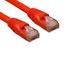 Kentek 3 Feet FT CAT6 UTP Crossover Patch Cable 24 AWG 550 MHz Category 6 Unshielded Twisted Pair Cross-over Snagless Molded Boot Ethernet RJ45 Network Cord PC Mac Hub Red