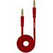 Amzer 3.5mm AUX Auxiliary Male to Male Audio Stereo Cable - 3-Feet (Red) Red Standard Packaging