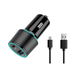 UrbanX Fast Car Charger 21W Car And Truck For Samsung Galaxy S Duos 2 S7582 with PD 3.0 Cigarette Lighter USB Charger - Black Comes with USB-A to Micro USB Cable 3.3FT 1M