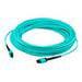 AddOn 5m MPO OM3 Aqua Patch Cable - patch cable - 16.4 ft - aqua