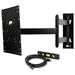 VideoSecu Tilt Swivel TV Wall Mount 22 24 26 27 28 29 32 37 39 40 42 43 inch LCD LED Some LED up to 47 inch Full Motion Bracket Heavy Duty Steel AB4