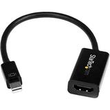 StarTech.com Mini DisplayPort to HDMI Adapter - Active mDP to HDMI Video Converter - 4K 30Hz - Mini DP or Thunderbolt 1/2 Mac/PC to HDMI Monitor/TV/Display - mDP 1.2 to HDMI Adapter Dongle (MDP2HD4KS)
