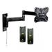 Portable Travel RV TV Mount with Locking Articulating Arm 2311L-2 Allows 1 TV to be used in 2 Locations 2 Wall Brackets & 1 Locking Mount Keeps TV Secure in Moving Vehicles up to VESA 100x100