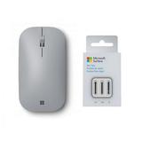Microsoft Surface Mobile Mouse Platinum+Stylus Tip - Wireless - Bluetooth - Seam