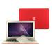 Mosiso MacBook Air 13.3 Inch 2 in 1 Plastic Hard Case (Models: A1369 and A1466) Red