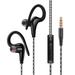 In-Ear Wired Sport Running Earphones TSV Earbuds with Microphone Over-Ear Hook Headphones 3.5mm Jack Earphones for Workout Exercise Gym Compatible with iPhone Cell Phones Tablets PC