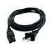 Kentek 15 Feet FT AC Power Cable Cord for LG Zenith BLU-RAY DVD DR78T BD300 BD370 BD390 BH200