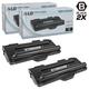 Compatible Replacements for Samsung ML-1710D3 Set of 2 Black Laser Toner Cartridges for use in the Samsung ML 1500 1510 1510B 1520 1710 1710B 1710D 1710P 1740 1750 and 1755 Printers