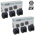 LD Products Compatible Xerox 108R00726 Set of 6 Black Solid ColorStix Cartridges for Phaser 8560 8560DN 8560MFP 8560N 8560DX & 8560DT