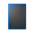 WD 500GB My Passport Go Portable External Solid State Drive Black with Cobalt Trim - WDBMCG5000ABT-WESN