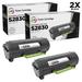 LD Compatible Dell 593-BBYO (593-BBYP / FR3HY / TC2RH) Set of 2 Black Toner Cartridges for use in Laser S2830dn (3 000 Page Yield)