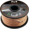 Mediabridge 14AWG 2-Conductor Speaker Wire (100 Feet Clear)- Spooled Design with Sequential Foot Markings (Part# SW-14X2-100-CL )