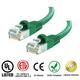 Huetronâ„¢ 10-Pack Cat 5e Ethernet Snagless RJ45 Patch Computer LAN Network Cord Cable (0.5 ft/GREEN))