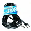 1 Pack 1/4 Mono To Dual Banana Plug Pro DJ Speaker Cable 25 FT