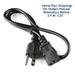 Restored Lenovo Desktop Computer Power Cable ( Universal Fit ) 3 Prong 5Ft - 1 Year Warranty