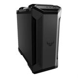 ASUS TUF Gaming GT501 Mid-Tower Computer Case for up to EATX Motherboards with USB 3.0 Front Panel Smoked Tempered Glass Steel Construction and Four Case Fans (GT501 TUF GAMING CASE/GRY/WITH HANDL)