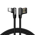 Angle USB Cable for Galaxy S20/Ultra/Plus Phones - 10ft Type-C Charger Cord USB-C Power Wire Sync 90 Degree L-Shaped Long Braided N6W for Samsung Galaxy S20/Ultra/Plus