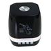 Lighting Wireless Speaker w/ FM Radio for ZTE Blade Force Huawei Mate 10 Lite Kyocera DuraXV LTE Nokia 2 BLU Vivo 8L (Black)