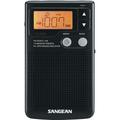 Sangean Compact Digital Tuning Pocket Size Portable AM/FM Radio with Built-in Speaker