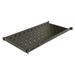 Navepoint 1U 19-Inch Fixed 4-Post Rack Mount Server Shelf with Adjustable Depth from 18 - 42 Inch Black